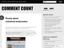 Tablet Screenshot of commentcount.wordpress.com