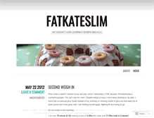 Tablet Screenshot of fatkateslim.wordpress.com