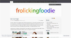 Desktop Screenshot of frolickingfoodie.wordpress.com