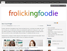 Tablet Screenshot of frolickingfoodie.wordpress.com