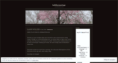 Desktop Screenshot of halldinreportage.wordpress.com