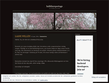Tablet Screenshot of halldinreportage.wordpress.com