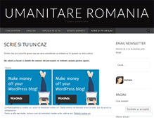 Tablet Screenshot of charityromania.wordpress.com