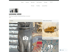 Tablet Screenshot of leonineverse.wordpress.com