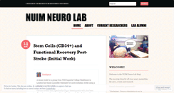 Desktop Screenshot of maynoothneurolab.wordpress.com