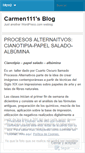 Mobile Screenshot of carmen111.wordpress.com
