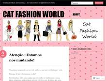 Tablet Screenshot of catfashionworld.wordpress.com