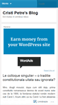 Mobile Screenshot of cristipetre.wordpress.com