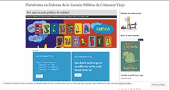 Desktop Screenshot of plataformacolmenarviejo.wordpress.com