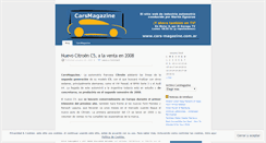 Desktop Screenshot of carsmagazineblog.wordpress.com