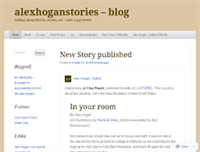 Tablet Screenshot of alexhoganstories.wordpress.com