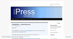 Desktop Screenshot of motoringpress.wordpress.com