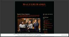 Desktop Screenshot of mallyremarks.wordpress.com