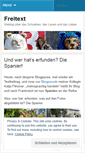Mobile Screenshot of freitext.wordpress.com