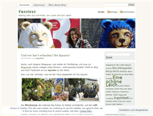 Tablet Screenshot of freitext.wordpress.com