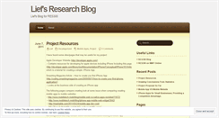 Desktop Screenshot of liefres300.wordpress.com