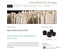 Tablet Screenshot of ceramicartdesign.wordpress.com