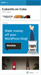 Mobile Screenshot of debatecubano.wordpress.com