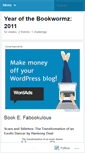 Mobile Screenshot of bookwormz2010.wordpress.com