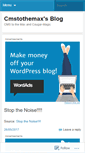 Mobile Screenshot of cmstothemax.wordpress.com