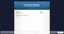 Desktop Screenshot of hernandy.wordpress.com