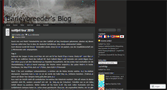 Desktop Screenshot of barleybreeder.wordpress.com