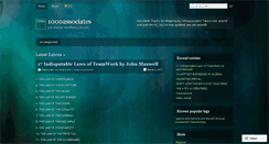 Desktop Screenshot of 1000associates.wordpress.com