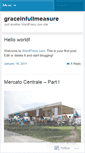 Mobile Screenshot of graceinfullmeasure.wordpress.com
