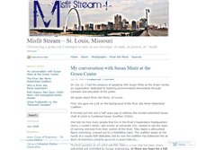 Tablet Screenshot of misfitstream.wordpress.com