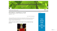 Desktop Screenshot of daysofwonderandgrace.wordpress.com