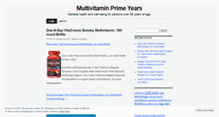 Desktop Screenshot of bestschiffprimeyearsmultivitamin.wordpress.com