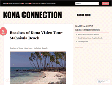 Tablet Screenshot of konaconnection.wordpress.com