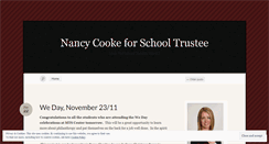 Desktop Screenshot of nancycooke.wordpress.com