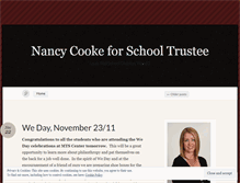 Tablet Screenshot of nancycooke.wordpress.com