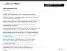 Tablet Screenshot of ocolexiodetodos.wordpress.com