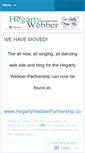 Mobile Screenshot of hegartywebberpartnership.wordpress.com