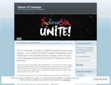 Tablet Screenshot of heavenofindonesia.wordpress.com
