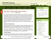 Tablet Screenshot of necofakenya.wordpress.com