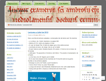 Tablet Screenshot of desdesants.wordpress.com
