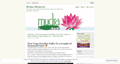Desktop Screenshot of mudramoments.wordpress.com