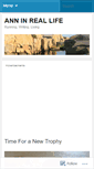 Mobile Screenshot of anninreallife.wordpress.com