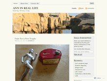 Tablet Screenshot of anninreallife.wordpress.com