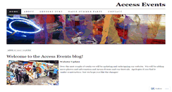 Desktop Screenshot of accessevents.wordpress.com