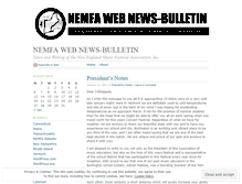 Tablet Screenshot of nemfabulletin.wordpress.com