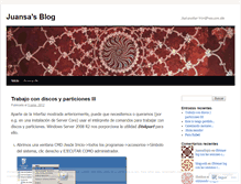 Tablet Screenshot of juansallopis.wordpress.com