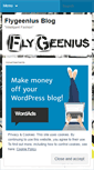 Mobile Screenshot of flygeenius.wordpress.com