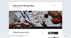 Desktop Screenshot of galinacarrolldesigns.wordpress.com