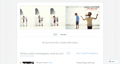 Desktop Screenshot of amycovenphotography.wordpress.com
