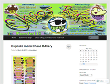 Tablet Screenshot of chaosbakery.wordpress.com