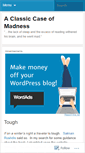 Mobile Screenshot of classiccaseofmadness.wordpress.com